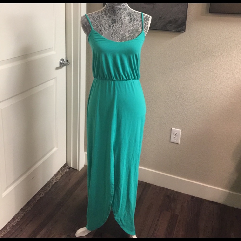 Susana Monaco Teal Maxi Dress